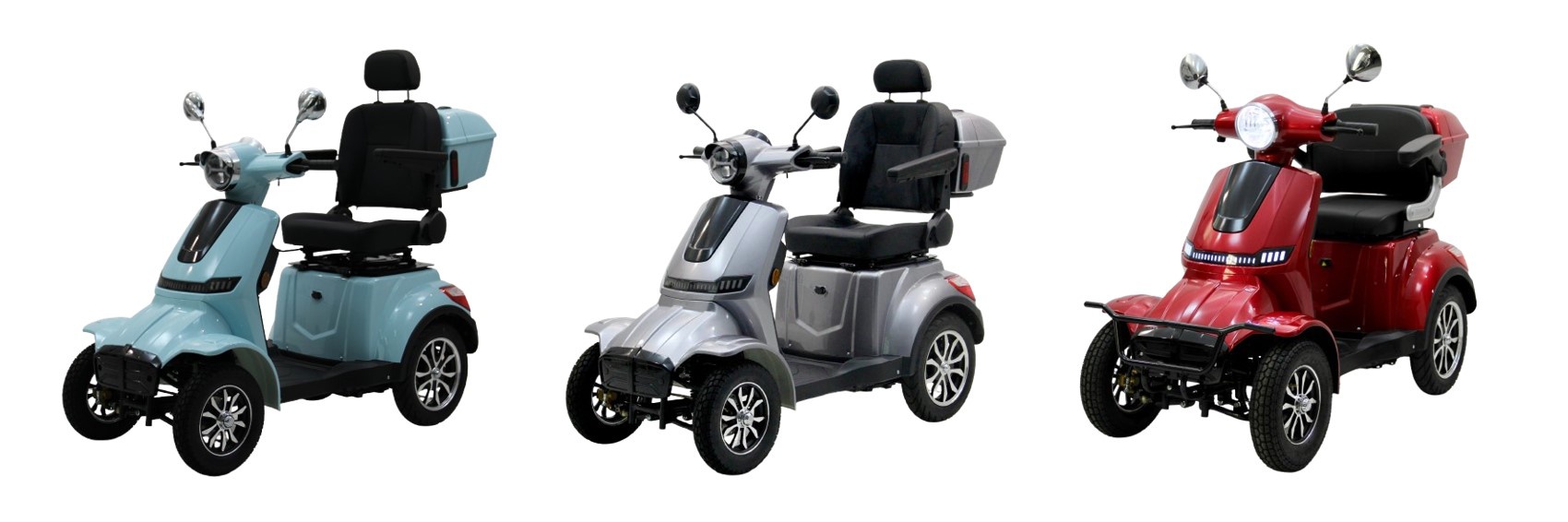 covered electric mobility scooter