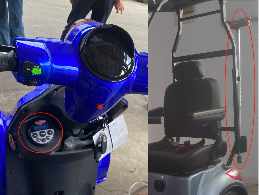 Customizable Features to Enhance Our Mobility Scooters: Radio, Cane Holder, and More