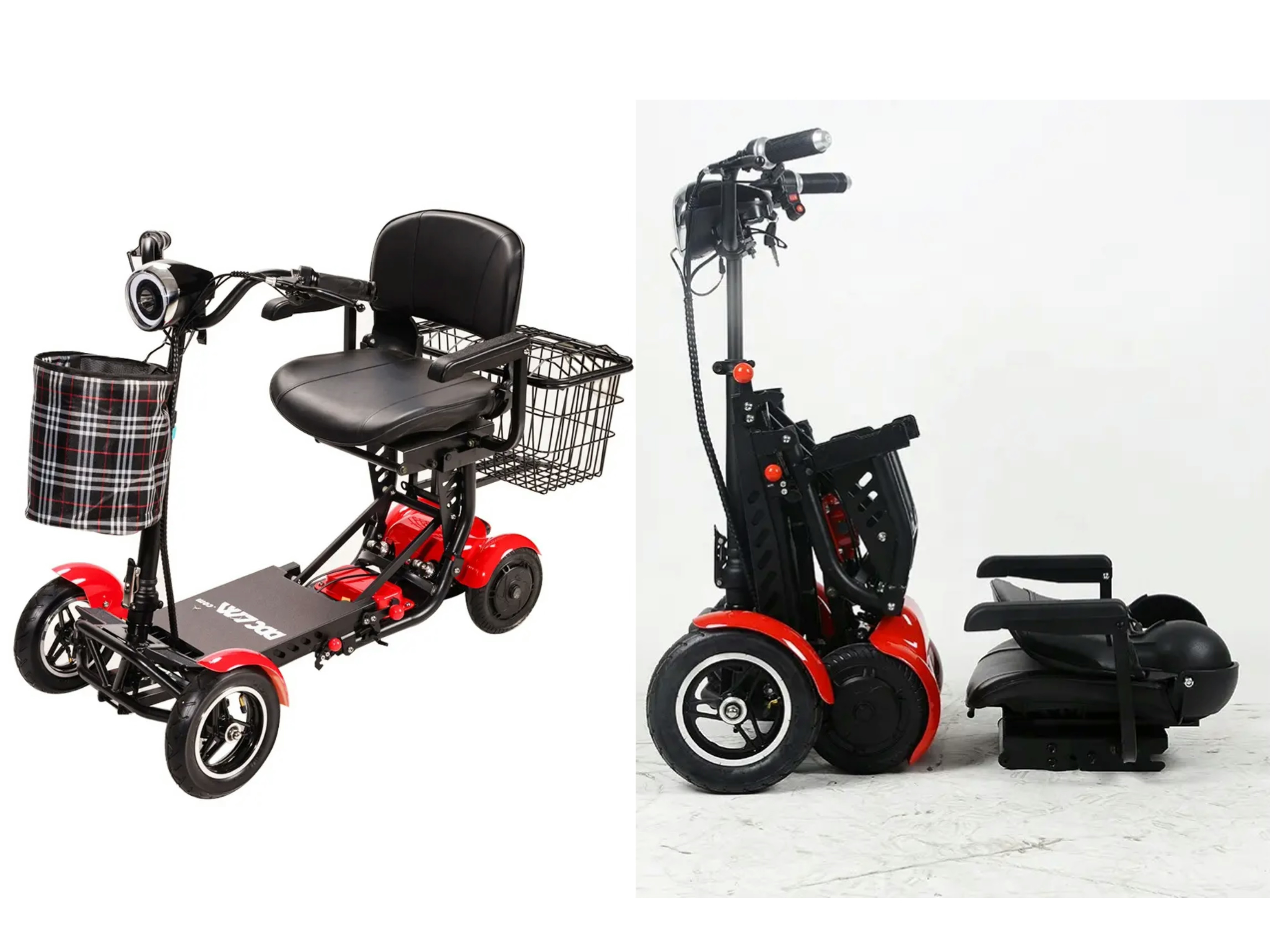 Foldable 4-Wheel Mobility Scooter for Travel & Daily Use – Lightweight, Powerful & Reliable