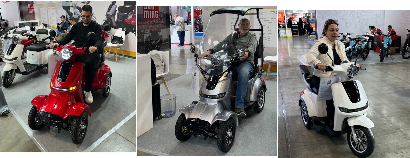 three wheel electric scooters